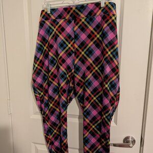 Torrid x Betsey Johnson Colorful Plaid Pants
